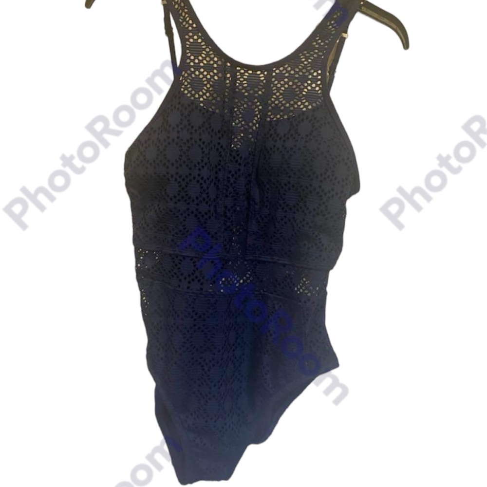 NWT Rebecca Virtue black swimsuit size M